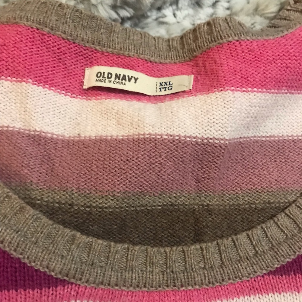 Old Navy soft, striped sweater